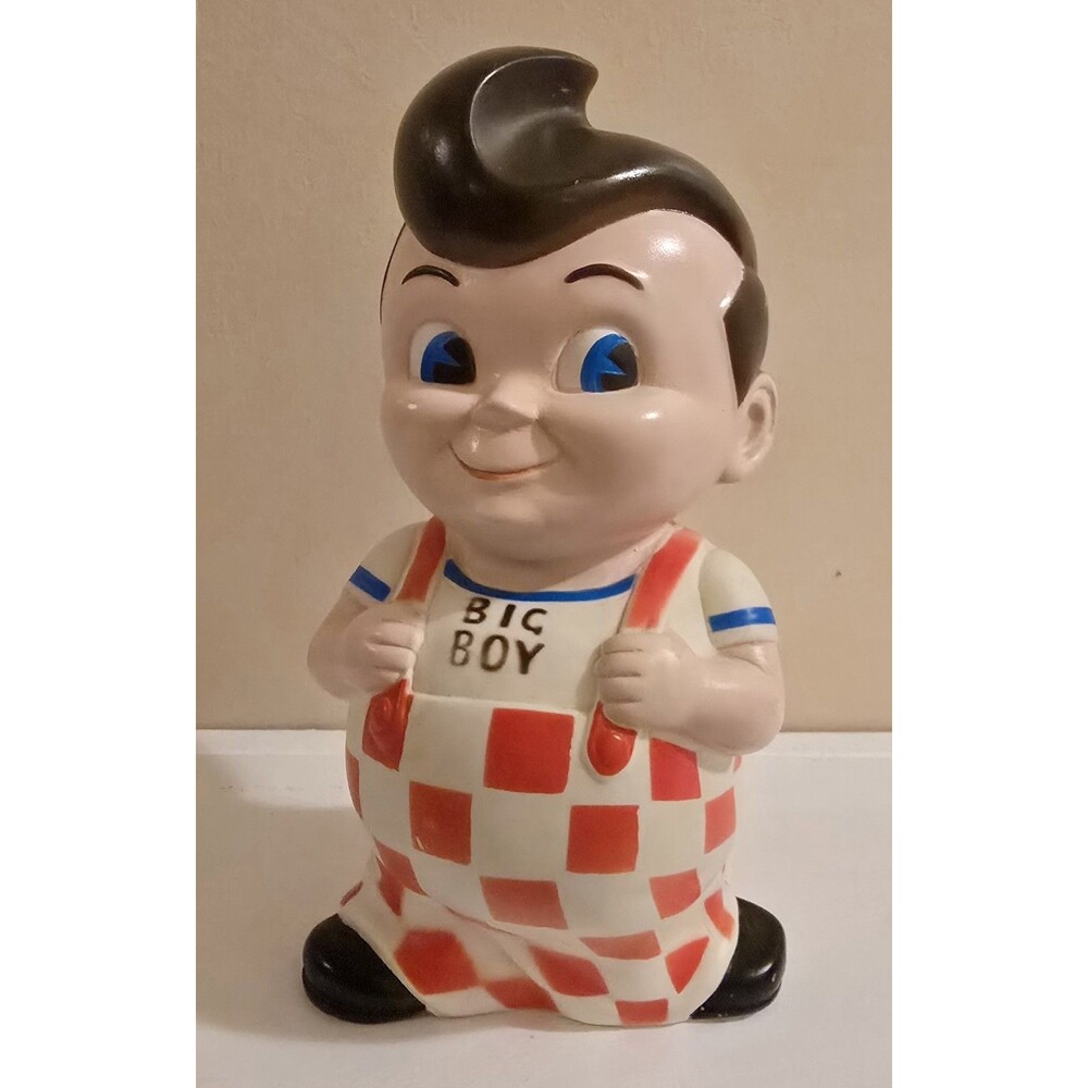 Bob's Big Boy Restaurant Piggy Bank Figurine Collectible Vintage - 1973 Version